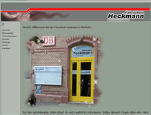 Tablet Screenshot of fahrschuleheckmann.de